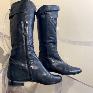 Isola tall leather dark brown boots 8.5 M
